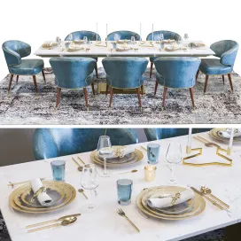 Luxury ottiu restaurant table 2